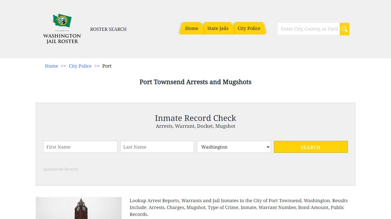 Port Townsend Arrests and Mugshots | Jail Roster Search